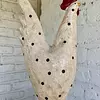 Figura De Gallina Sobre Pedestal