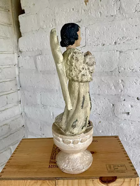 Figura De Ángel Pastor De Ovejas