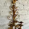 Candelabro Florentino De Pared 3 Velas - Italia 1960