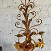 Candelabro Florentino De Pared 3 Velas - Italia 1960