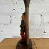 Figura Tallada En Madera - Italia 1960