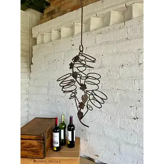 Botellero Colgante Para 6 Botellas De Vino