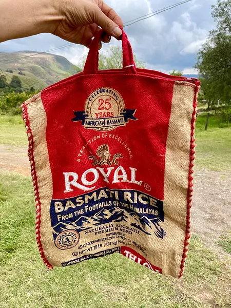 Bolsa De Yute Basmati Rice - India 2014