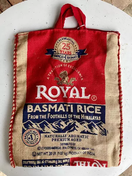 Bolsa De Yute Basmati Rice - India 2014