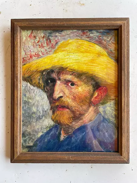 Cuadro Copia Auto Retrato De Vincent Van Gogh