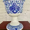 Copa Kiddush Azul Y Blanco - China 2004 Para Spode Inglatera