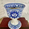 Copa Kiddush Azul Y Blanco - China 2004 Para Spode Inglatera