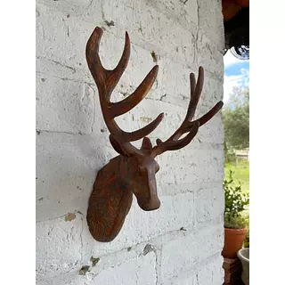 Cabeza De Venado Metálico