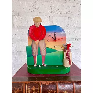 Reloj Golfista Diseñado En U.S.A. - Fabricado En China 1996