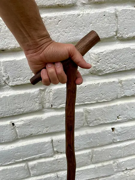 Bastón Artesanal Mango En Forma De Horqueta