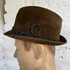 Sombrero Fedora Darwin Cinta Entrelazada - Ee.Uu. 1950