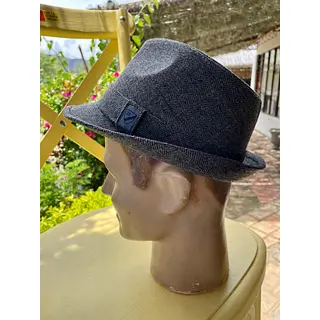 Sombrero Fedora Cremeux Talla 38 Ala Corta