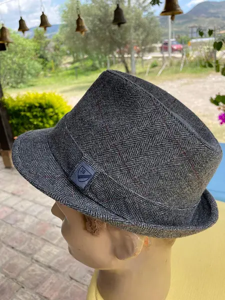 Sombrero Fedora Cremeux Talla 38 Ala Corta