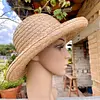 Sombrero De Paja Natural Cinta Trenzada Rhea Edwards