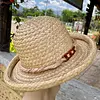 Sombrero De Paja Natural Cinta Trenzada Rhea Edwards