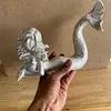 Sirena De Resina Con Apariencia Metálica