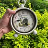 Reloj Metálico De Mesa Redondo Con Patas