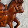 Talla Madera Don Quijote Y Sancho Panza - Colombia 1980