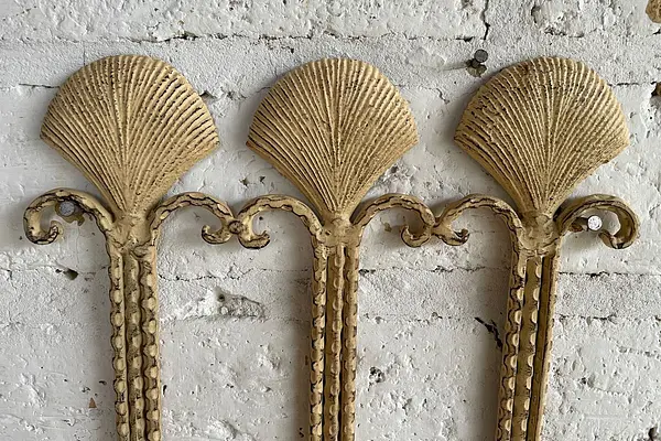 Perchero 3 Ganchos De Conchas Marinas Para Pared