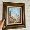 Oleo Original "Mountain Scene" 1950 Firmado Por Peter Haller