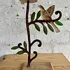 Candelabros Metálicos Con Pájaros Sobre Ramas