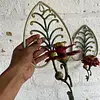 Candelabros X 2 En Forja Para Pared
