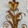 Candelabro Florentino De Pared 3 Velas - Italia 1960