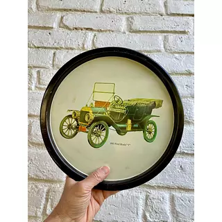 Bandeja Metal Con Carro Ford Model "T" 1911 - U.S.A. 1970