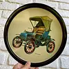 Bandeja Metal Con Carro Antiguo Cadillac 1904 - U.S.A. 1970