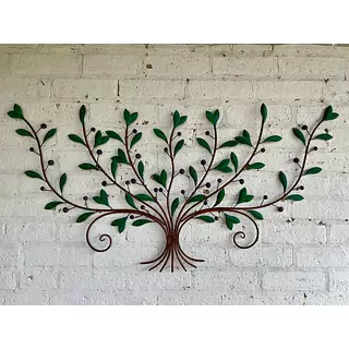 Aplique De Pared Grande Rama De Olivo