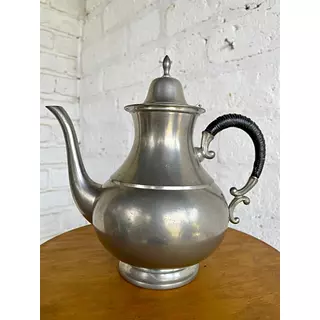 Tetera Grande Metálica Mango Revestido - Países Bajos 1950