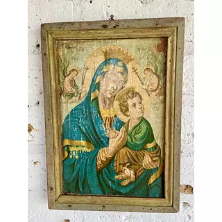 Icono Virgen Del Perpetuo Socorro - Colombia 1950