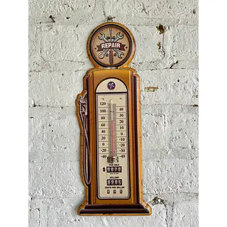 Termómetro De Pared Con Base Metálica