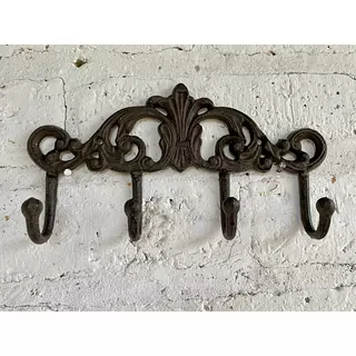 Perchero Para Anclar En Pared Cuatro Ganchos