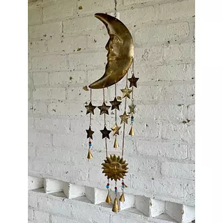 Carrillón De Viento: Luna, Estrellas, Sol Y Campanas - India