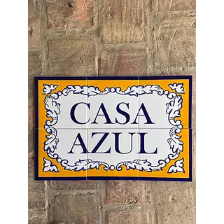Letrero Personalizado Sobre Baldosa 40 X 60 Cm