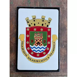 Azulejo Escudo De Villa De Leyva 20 X 30 Cm