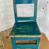 Silla Para Niños Vintage Azul - Colombia 1980