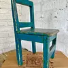 Silla Para Niños Vintage Azul - Colombia 1980