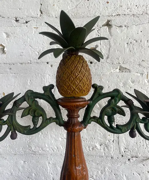 Candelabro Piña Con Espacio Para 3 Velas