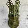 Lámpara De Pared En Metal Fundido