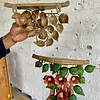 Repisas Con Flores Y Hojas Metálicas - 2000