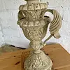 Lámpara De Mesa Jarrón Estilo Coralino - Usa 1990