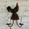 Lámpara 2 Luces Con Diseño De Gallo