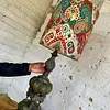 Lámpara De Mesa Caperuza Arabescos