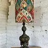 Lámpara De Mesa Caperuza Arabescos