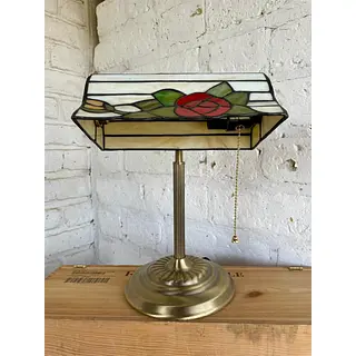 Lámpara De Banquero Estilo Tiffany