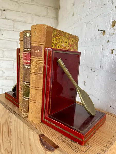 Tranca Libros Con Raquetas - U.S.A. 1980