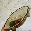 Bandeja De Metal Y Espejo Biselado - India 1960