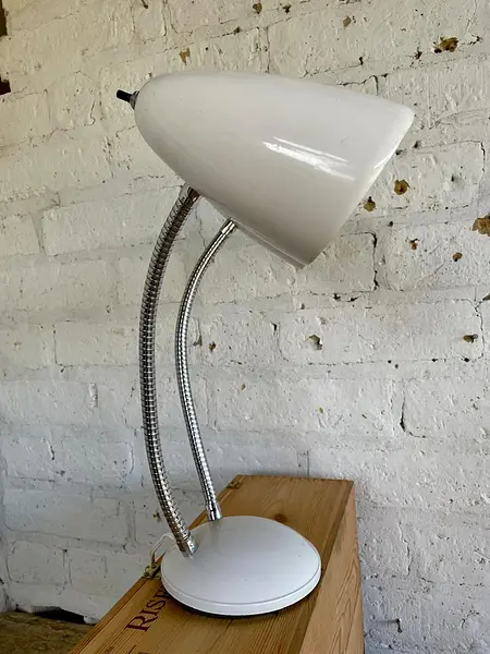 Lámpara Cuello De Ganso Doble - U.S.A. 1970